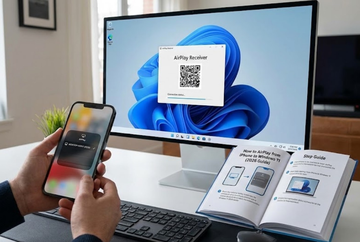 How to AirPlay from iPhone to Windows 11 (2026 Guide)