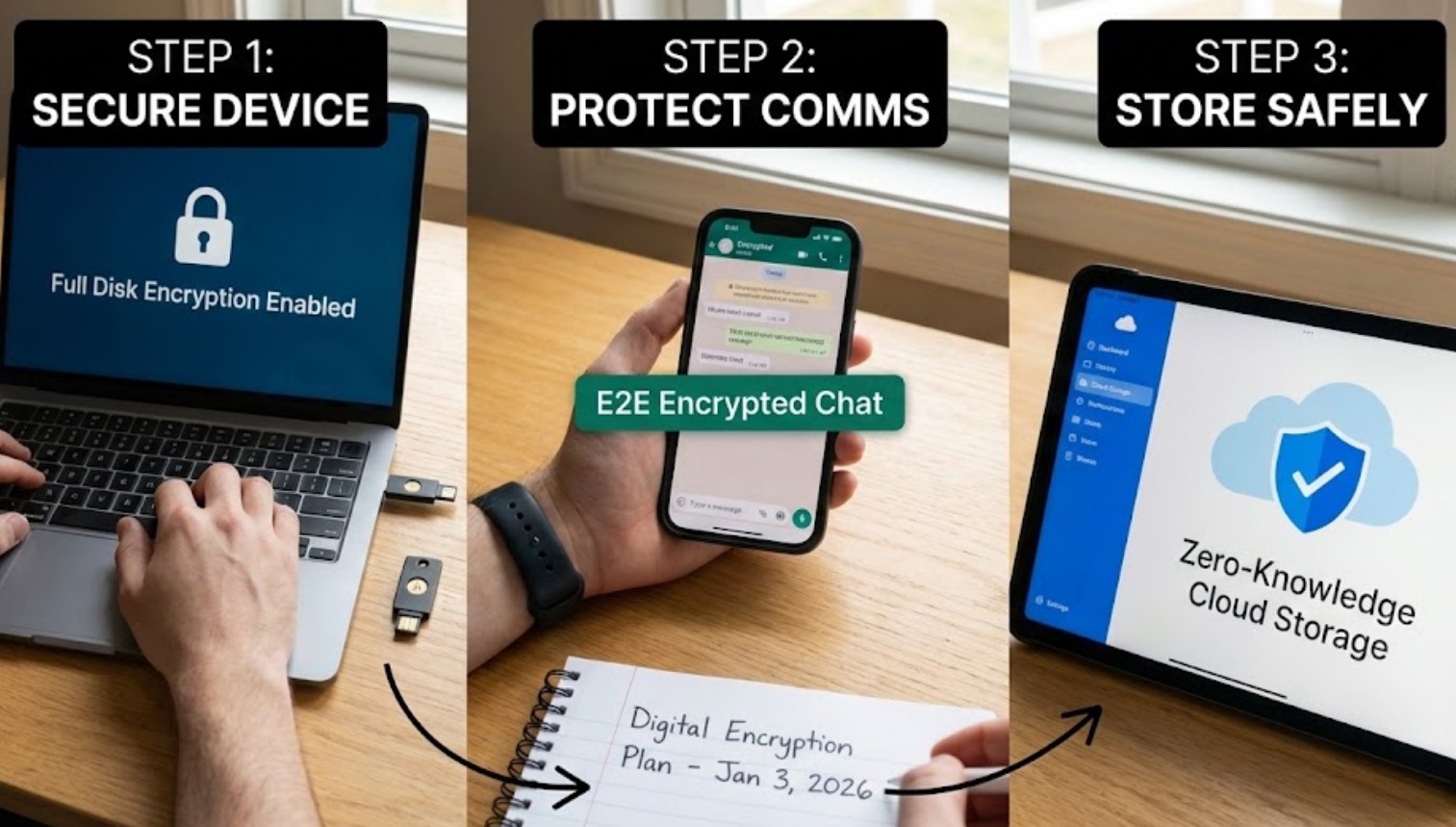How to Encrypt Your Entire Digital Life in 3 Steps