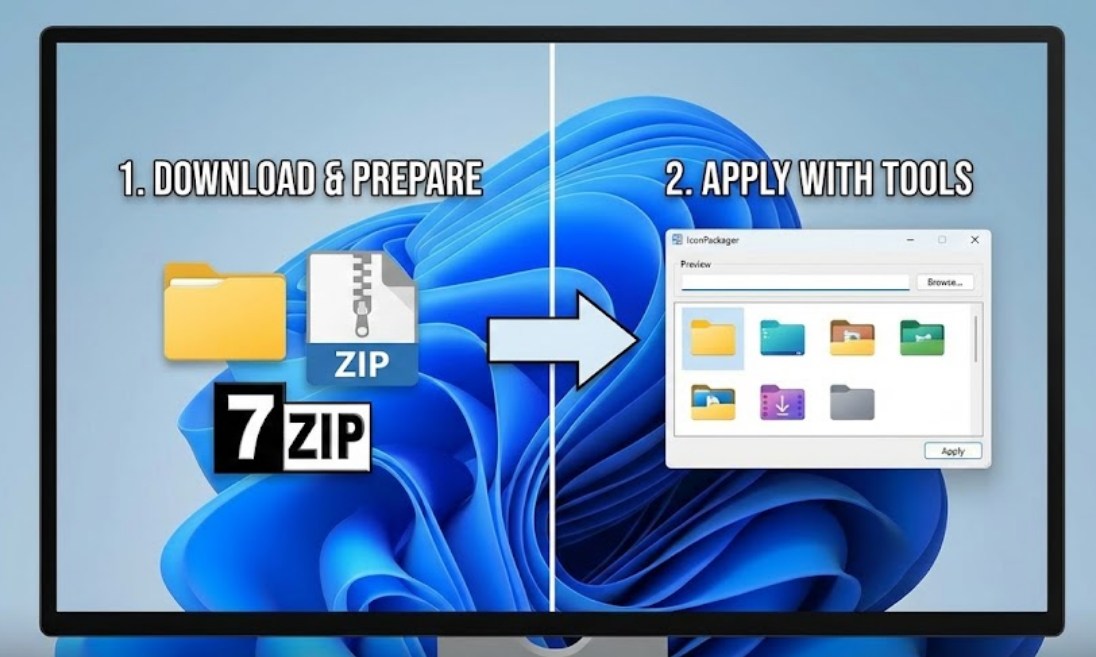 How to Install Custom Icon Packs on Windows 11