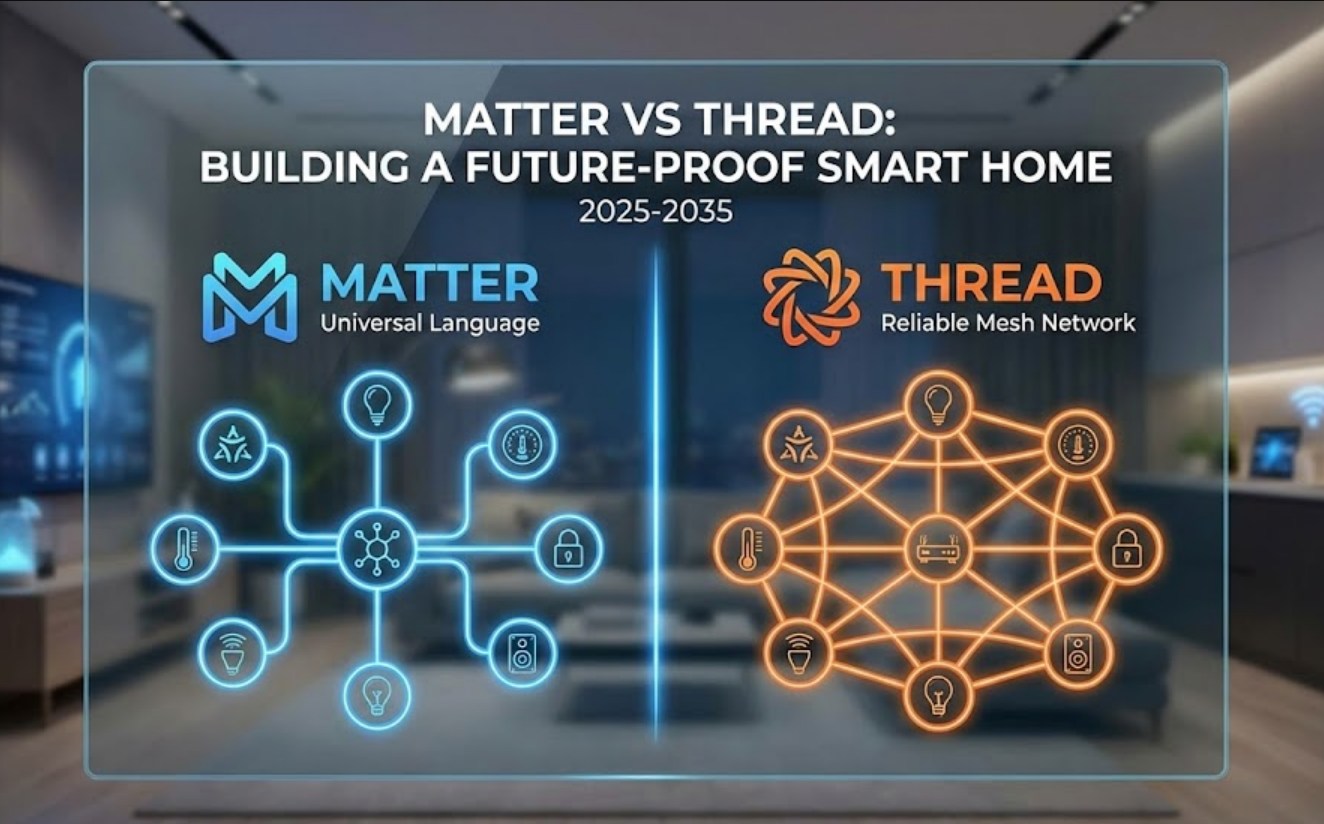 Matter vs Thread Building a Future-Proof Smart Home