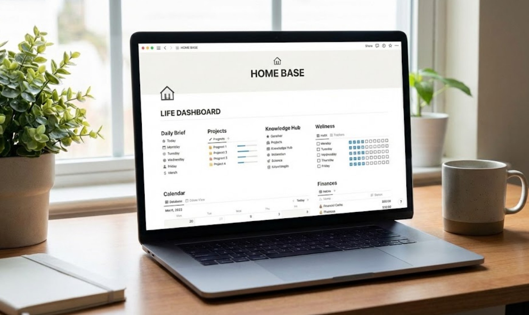 Notion Home Base Building a Life Dashboard 