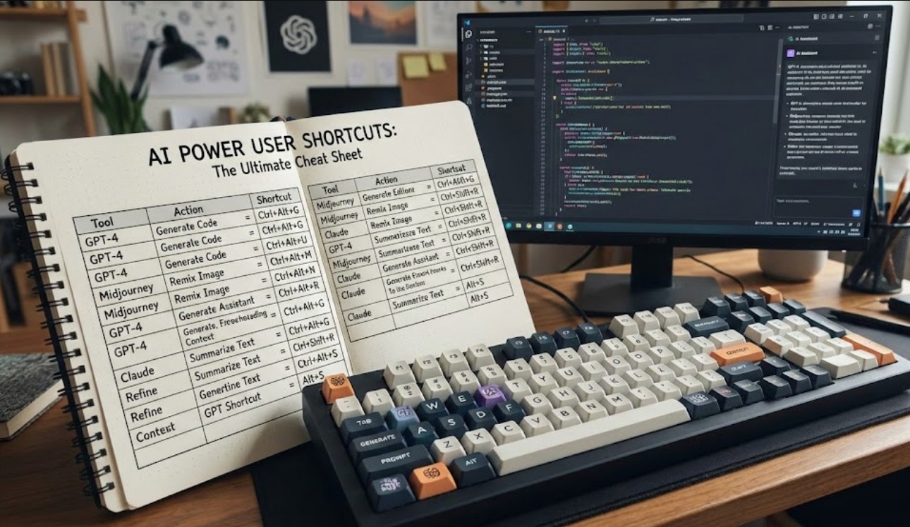 The Ultimate List of Keyboard Shortcuts for AI Power Users