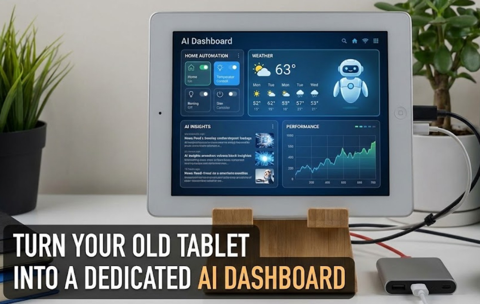 Turn Your Old Tablet into a Dedicated AI Dashboard