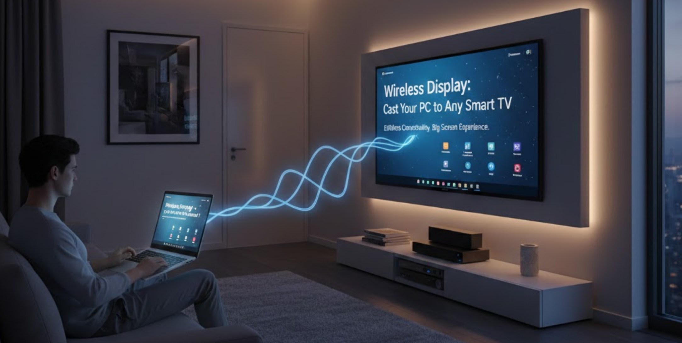 Wireless Display Cast Your PC to Any Smart TV